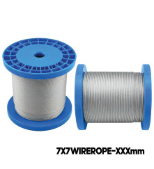 MAZUZEE - S.S. Wire 7 X 7 Uncoated