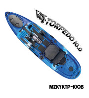 MAZUZEE - Torpedo 10.0 Pedal Fishing Kayak - Ocean Blue (10 Feet)