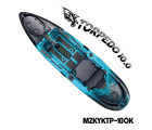 MAZUZEE - Torpedo 10.0 Pedal Fishing Kayak - Ocean Black (10 Feet)