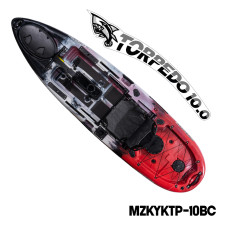 MAZUZEE - Torpedo 10.0 Pedal Fishing Kayak - Bomb Camo (10 Feet)
