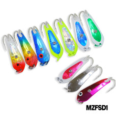 MAZUZEE - Fishing Spoon with Double Hooks  -  (Size: 1)