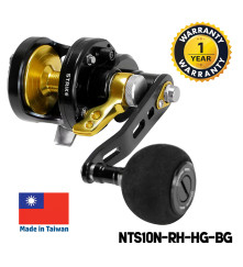 OMOTO - Talos (NTS-Series)  Sport Jigging Reel (Black and Gold)