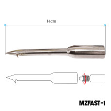 MAZUZEE - Single Stainless Steel Spearhead - Round Shape