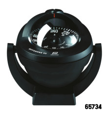 PLASTIMO - Offshore Compass 95, Bracket Mount Type, Black Flat Card - Black Color