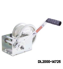 DUTTON LAINSON - 2-speed Winch, plated - 2,000 lb
