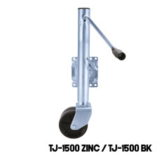 TJ-1500 Zinc Trailer Jack Dual Wheel